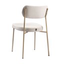 Ver imagem 7 de Kit 2 Cadeiras Sala de Jantar Linho Design Aço Carbono Lavinia