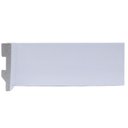 Ver imagem 1 de Rodapé Liso 7cm Poliestireno 15mm 2,25 Metro Linear Branco Graddus