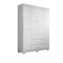 Ver imagem 7 de Quarto Infantil Duda 100% Mdf Roupeiro 4 Portas + Cômoda 3 Gavetas - Phoenix Baby