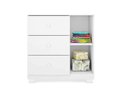 Ver imagem 4 de Quarto Infantil Duda 100% Mdf Roupeiro 4 Portas + Cômoda 3 Gavetas - Phoenix Baby