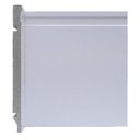 Ver imagem 1 de Rodapé 20cm Frisado Poliestireno 15mm 2,40 Metro Linear Branco Graddus