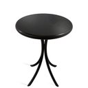 Ver imagem 2 de Cj Mesa Madeira 60cm - Bistrô Fixa 78cm + 3 Cadeiras 43 - Preta - Liso