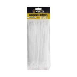 200 Enforca Gato Cinta Plástica Abraçadeira Lacre de Nylon 3.6x150mm Fita Hellerman 15cm Branco - 3