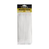 200 Enforca Gato Cinta Plástica Abraçadeira Lacre de Nylon 3.6x150mm Fita Hellerman 15cm Branco - 3