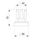 Ver imagem 4 de Kit 2 Acabamentos de Registro Base Reforma 1/2, 3/4, 1 Debba