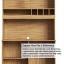 Ver imagem 6 de Cozinha Compacta Pinot 4 Portas 1 Gaveta 100% MDF Chumbo/Amêndoa - Rio Doce