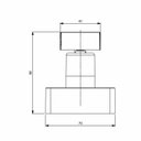 Ver imagem 5 de Kit 2 Acabamentos de Registro para Base Deca 1.1/4, 1.1/2 Virtus Roca