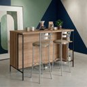 Ver imagem 1 de Bancada Gourmet Ilha Industrial Mel/arenas com 2 Banquetas Jade Mel/arenas/capuccino