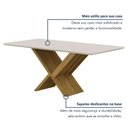 Ver imagem 6 de Mesa de Jantar 180cmx90cm Tampo de 25mm Aurora Valdemoveis