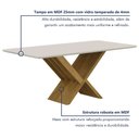 Ver imagem 3 de Mesa de Jantar 180cmx90cm Tampo de 25mm Aurora Valdemoveis