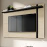 Painel Extensível Leme para TV até 70” Tauari Nobre/Preto - PR Móveis - 2
