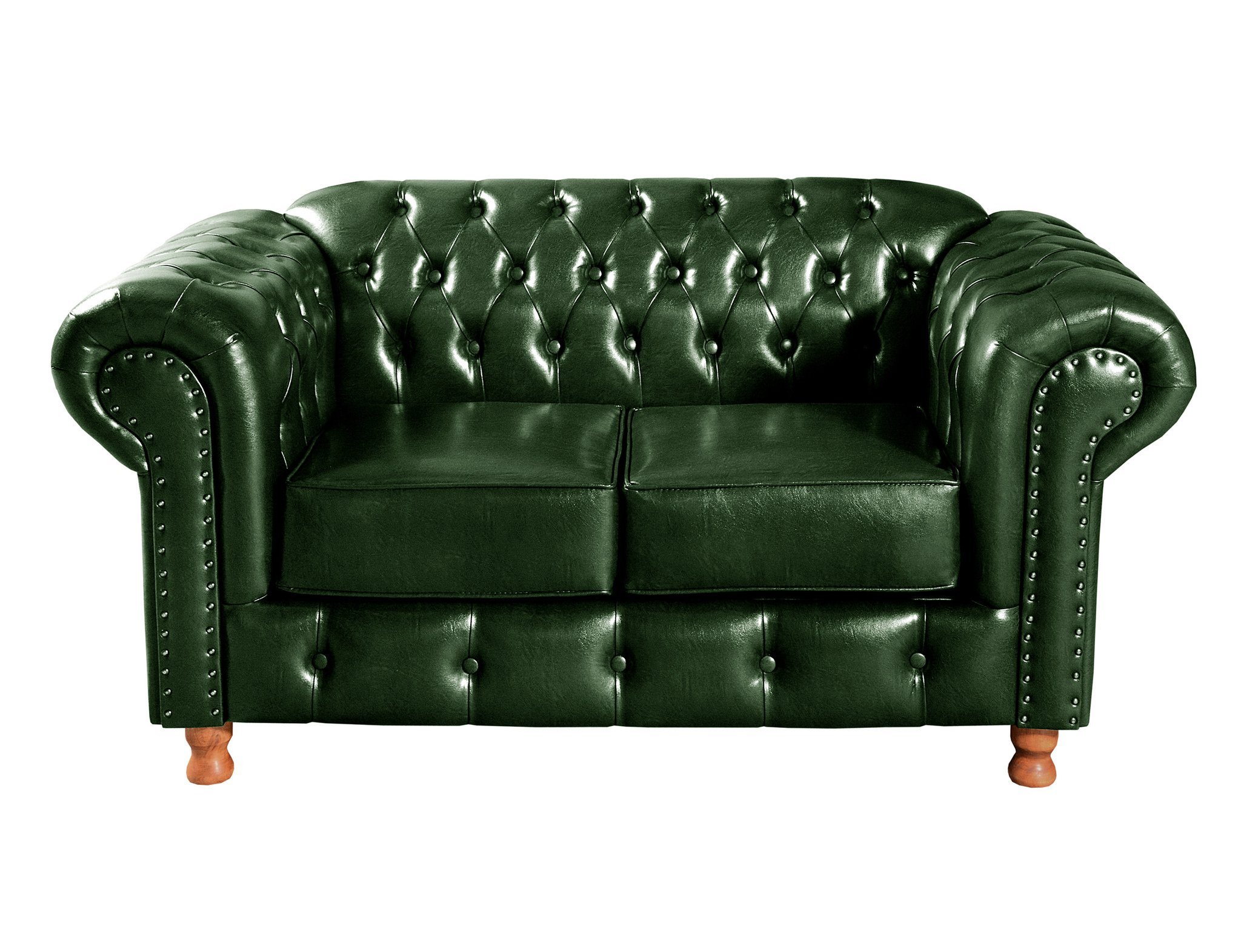 Conjunto de Sofá Luís Xv 2 Lugares + 2 Poltronas Chesterfield Capitonê - 4