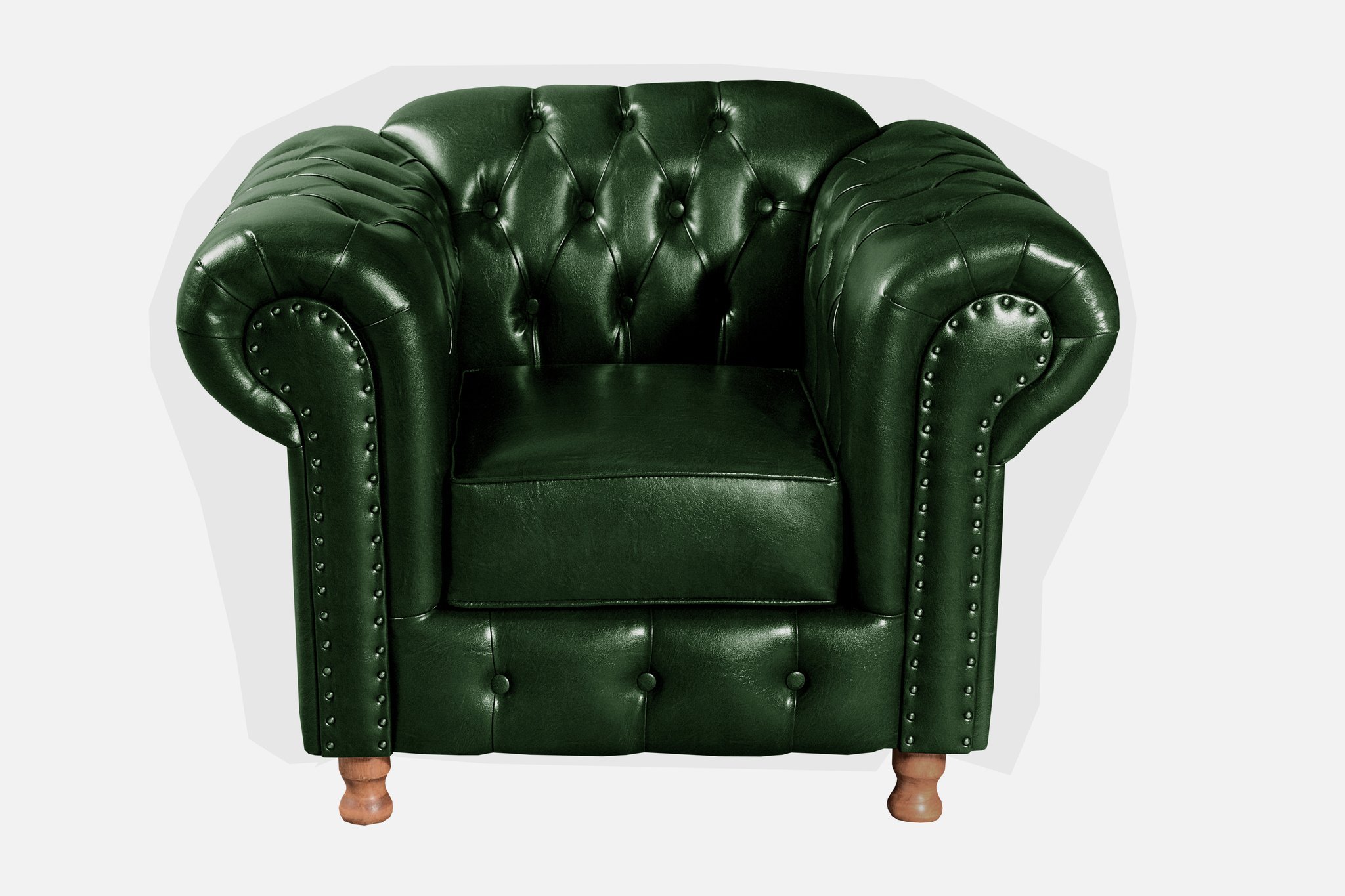 Conjunto de Sofá Luís Xv 2 Lugares + 2 Poltronas Chesterfield Capitonê - 6