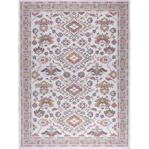 Tapete para Sala Funcional Medalhao 51 Cinza 1,50X2,00M - J Serrano