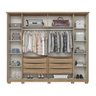 Guarda-roupa Casal 6 Portas 6 Gavetas Dubai - 6