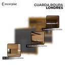 Ver imagem 5 de Guarda Roupa Casal Londres e Armário Multiuso New Egito Carvalho Americano Grafite - Incorplac