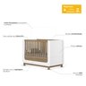 Berço Mini Cama 2 em 1 Aconchego - 8