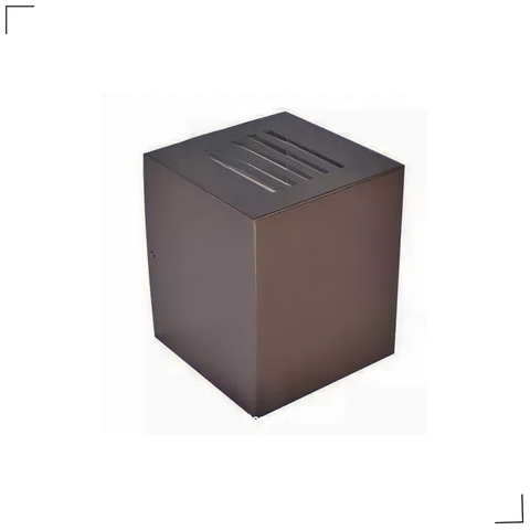 Arandela com Efeito 10 Fachos - Interna ou Externa:marrom