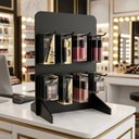 Ver imagem 5 de Expositor de Balcão Preto 30x20x15cm + 8 Ganchos Aço e Suporte 3D
