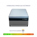 Ver imagem 5 de Conjunto Cama Box Solteirão Dakota Preto 96x203x57 Espuma D33