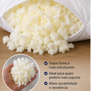 Ver imagem 7 de Kit 2 Refil Enchimento de Almofada Lavavel 45cm x 45cm Micropercal 100%Poliester Enchimento Flocos