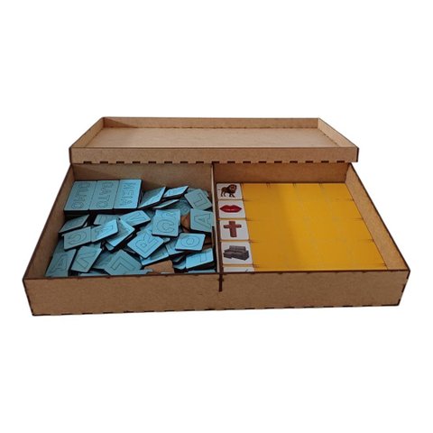 Jogo da Leitura Educativos Pedagógicos Brinquedos Madeira Alfabetização Divertidos Criativos Educaçã