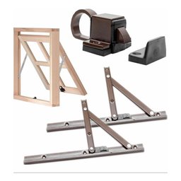 Braço Articulação e Fecho para Janela de Madeira Maxim Ar 25Cm - 1