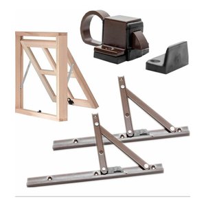 Braço Articulação e Fecho para Janela de Madeira Maxim Ar 25Cm