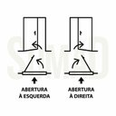 Ver imagem 5 de Kit Porta Lisa Colmeia Banheiro 210x62cm F/rrb (d) B-11 Primer Gesso Guarn 5cm 2l Duraplac Br