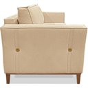 Ver imagem 7 de Sofa Balli 3 Lugares 210cm Pes Madeira Linho 223 Dourado Ezz Dourado