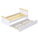 Ver imagem 4 de Conjunto Quarto Completo Bicama com Led, Escrivaninha e Estante Petit Casatema MadeiraOriginals