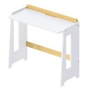 Ver imagem 5 de Conjunto Quarto Completo Bicama com LED, Escrivaninha e Estante Petit Casatema MadeiraOriginals Branco/Mel
