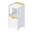 Ver imagem 6 de Conjunto Quarto Completo Bicama com LED, Escrivaninha e Estante Petit Casatema MadeiraOriginals Branco/Mel
