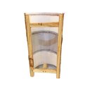 Ver imagem 2 de Arandela Artesanal 30x12x15cm: Mod. Veg-03