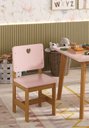 Ver imagem 1 de Cadeira Infantil Sofia Madeira Maciça e MDF Rosa/Res_Atr_Rosa_Mel