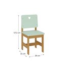 Ver imagem 5 de Cadeira Infantil Sofia Madeira Maciça e MDF