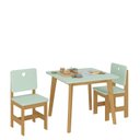 Ver imagem 3 de Cadeira Infantil Sofia Madeira Maciça e MDF Verde/Mel