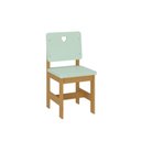 Ver imagem 4 de Cadeira Infantil Sofia Madeira Maciça e MDF Verde/Mel