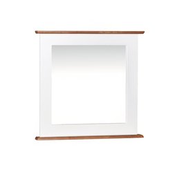 Gabinete para Banheiro 2 Portas com Cuba e Espelheira Dália 3057 - Branco/imbuia Glazer - 5
