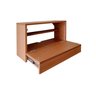 Escrivaninha Suspensa Bancada Compacta com Gaveta Mesa para Notebook Madeira Natural Curupixa - 6