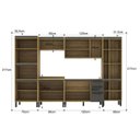 Ver imagem 3 de Cozinha Modulada 6 Peças 2 Aéreos 2 Balcões 1 Paneleiro e 1 Torre Quente Magnólia