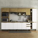 Ver imagem 1 de Cozinha Modulada 6 Peças 2 Aéreos 2 Balcões 1 Paneleiro e 1 Torre Quente Magnólia