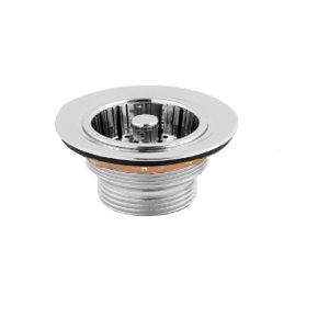 Válvula Cozinha Americana Stander C/ Cestinha Abs e Porca Metal 6 Cm - 3 1/2 Rainha Metais