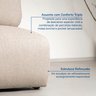 Sofá Modular 100cm com Braço Direito Orla CabeCasa MadeiraOriginals - 11