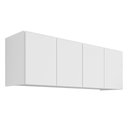 Ver imagem 1 de Armário Aéreo Multiuso Lavanderia 118cm Monna Branco Z34 - Mpozenato