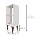 Ver mais imagens de Mesa de Apoio Lateral/estante com Prateleira
