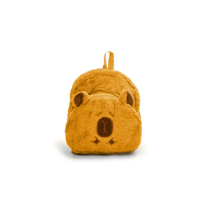 Mochila Capivara Capy: Pelúcia Marrom Infantil Estilosa