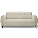 Ver imagem 1 de Poltrona Namoradeira 2 Lugares 152cm Pés Industrial Arav K01 Linho Bege - Lyam Decor