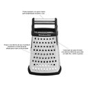 Ver mais imagens de Ralador Inox 4 Faces com Pote Medidor Kitchenaid Cor:preto Preto