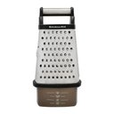 Ver imagem 4 de Ralador Inox 4 Faces com Pote Medidor Kitchenaid Cor:preto Preto